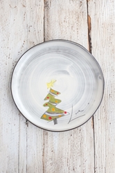 Christmas Tree Round Plate (Small/Large) 