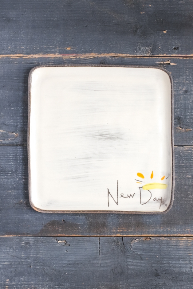 New Day Square Plate (Small/Large) #